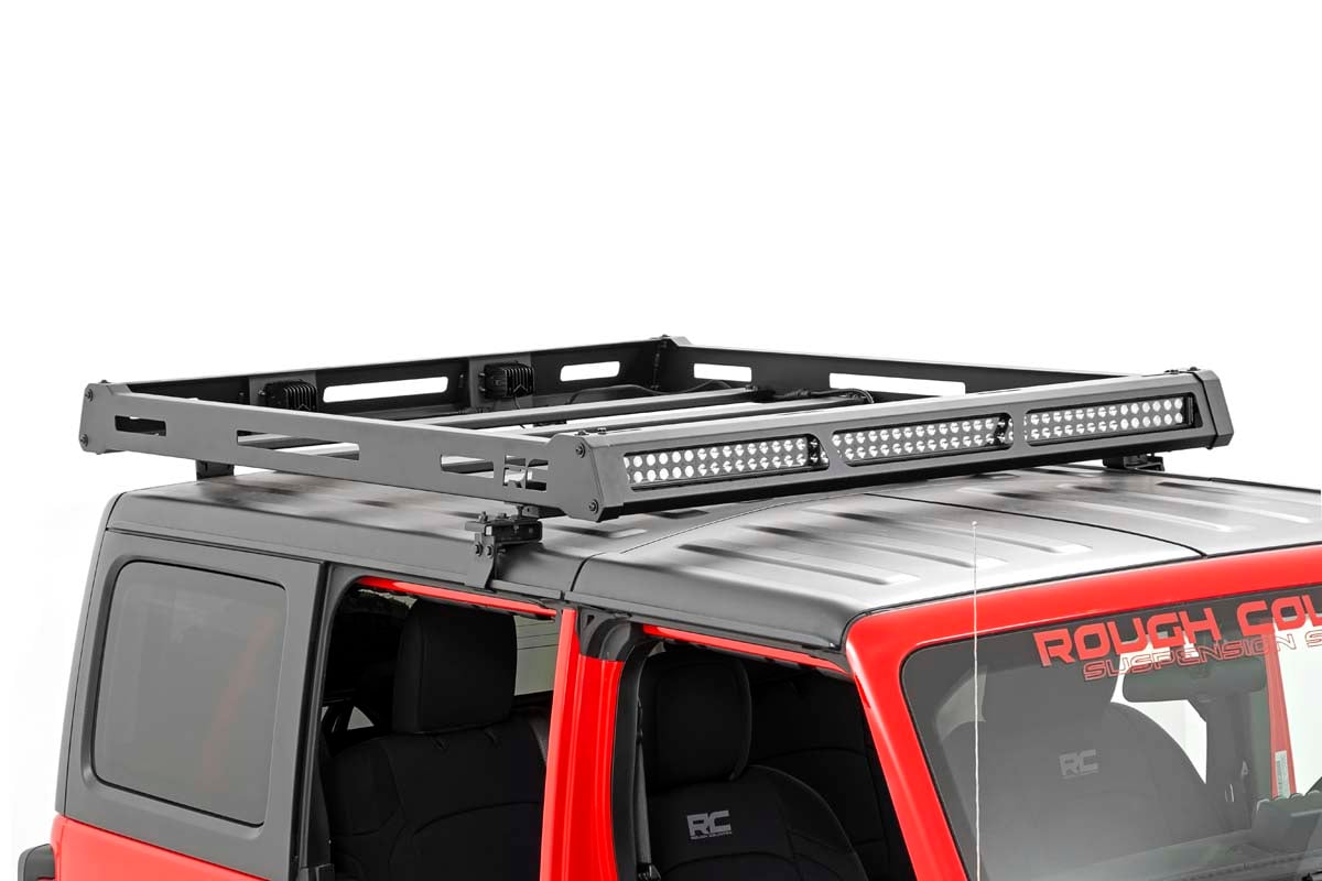 Roof Rack | Black Series Lights | Jeep Wrangler JL (18-26)/Wrangler Unlimited (18-26) - Cargo Management (Image 5 of 6)