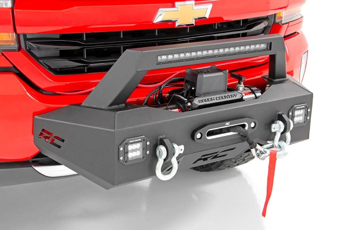 EXO Winch Mount Kit | Chevy Silverado 1500 2WD/4WD (2007-2018 & Classic) - Bumpers (Image 2 of 6)