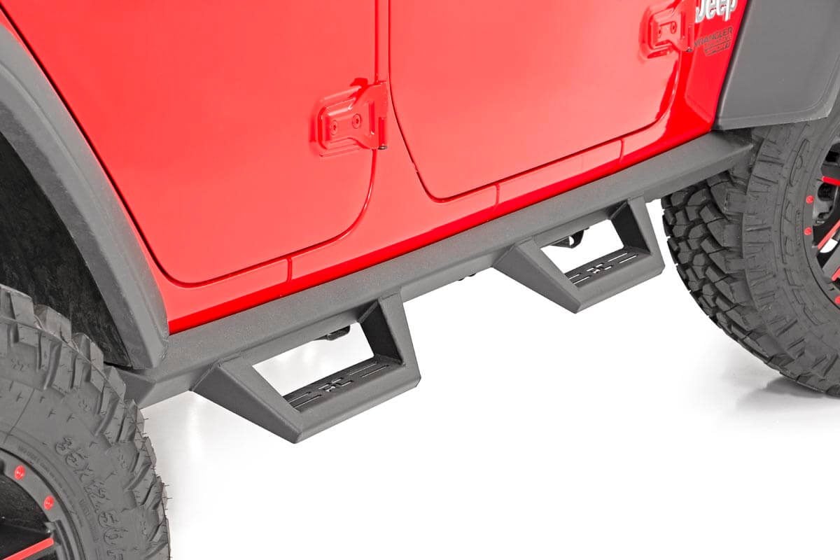 Contoured Drop Steps | 4 Door | Jeep Wrangler JL (21-25)/Wrangler Unlimited (18-26) - Steps & Runningboard (Image 2 of 5)