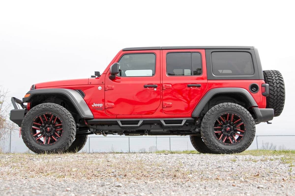 Contoured Drop Steps | 4 Door | Jeep Wrangler JL (21-25)/Wrangler Unlimited (18-26) - Steps & Runningboard (Image 4 of 5)