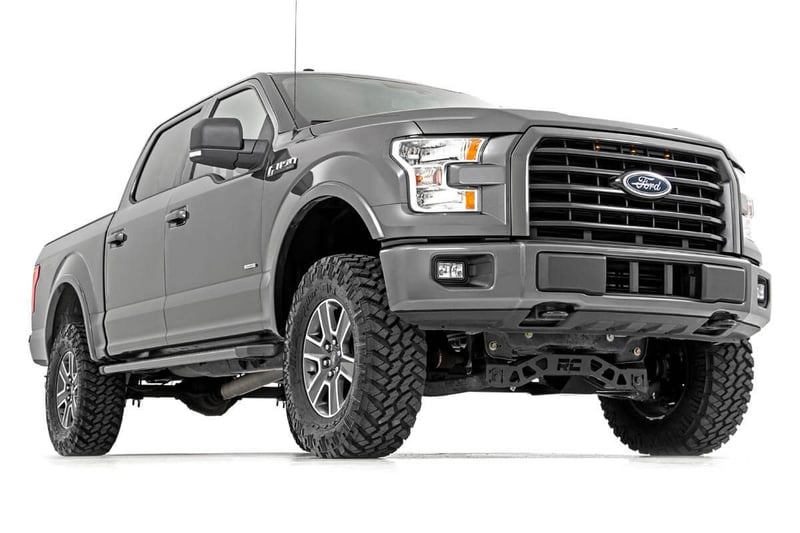 RC 4 Inch Lift Kit | M1 Struts/M1 | Ford F-150 4WD (2015-2020) (manufacturer page)