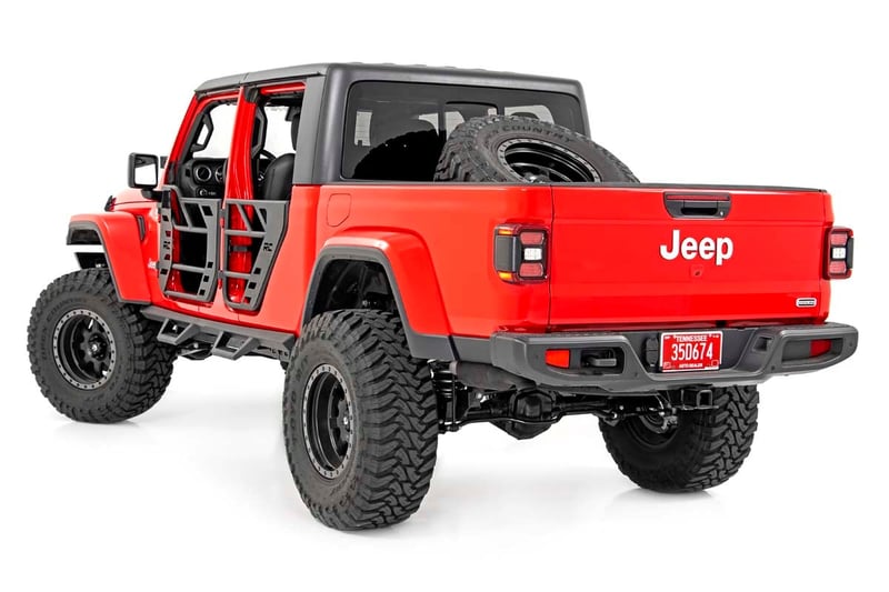 RC Tubular Doors | Front and Rear | Jeep Gladiator JT/Wrangler JL 4WD (18-26) (manufacturer page)