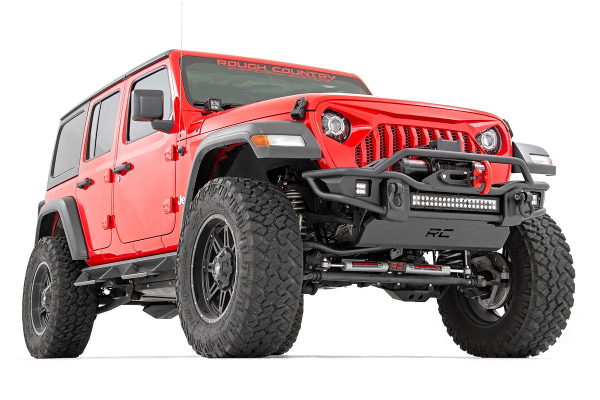 Rough Country 91944 3.5 Inch lift Kit | C/A Drop | FR D/S | M1R | Jeep Wrangler Unlimited (24-26) - Studio View 2