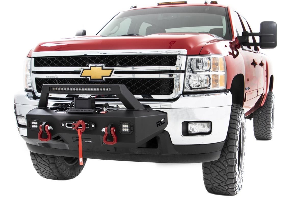EXO Winch Mount Kit | Chevy Silverado 2500 HD/3500 HD 2WD/4WD (2011-2019) - Bumpers (Image 4 of 6)