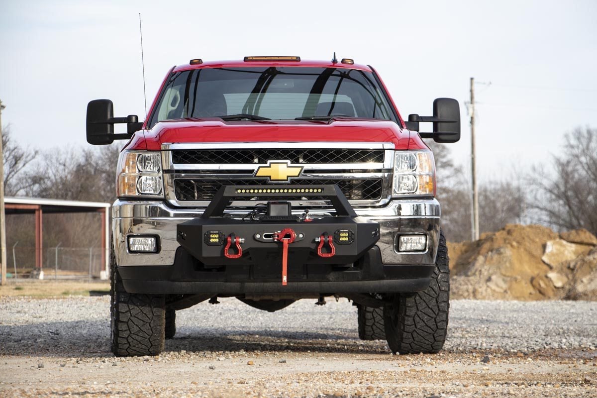 EXO Winch Mount Kit | Chevy Silverado 2500 HD/3500 HD 2WD/4WD (2011-2019) - Bumpers (Image 5 of 6)