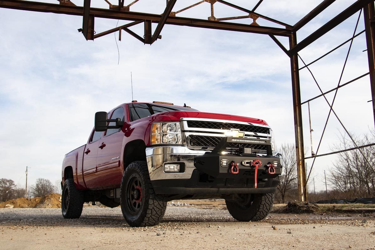 EXO Winch Mount Kit | Chevy Silverado 2500 HD/3500 HD 2WD/4WD (2011-2019) - Bumpers (Image 2 of 6)