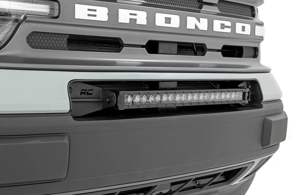20 Inch Black Series LED Light Bar | Single Row | Amber DRL - Lighting & Acc (Image 6 of 6)