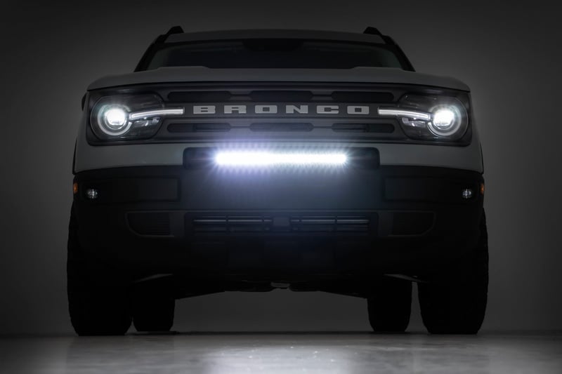 RC LED Light Kit | Bumper Mount | 20" Spectrum Single Row | Ford Bronco Sport (21-26) (manufacturer page)