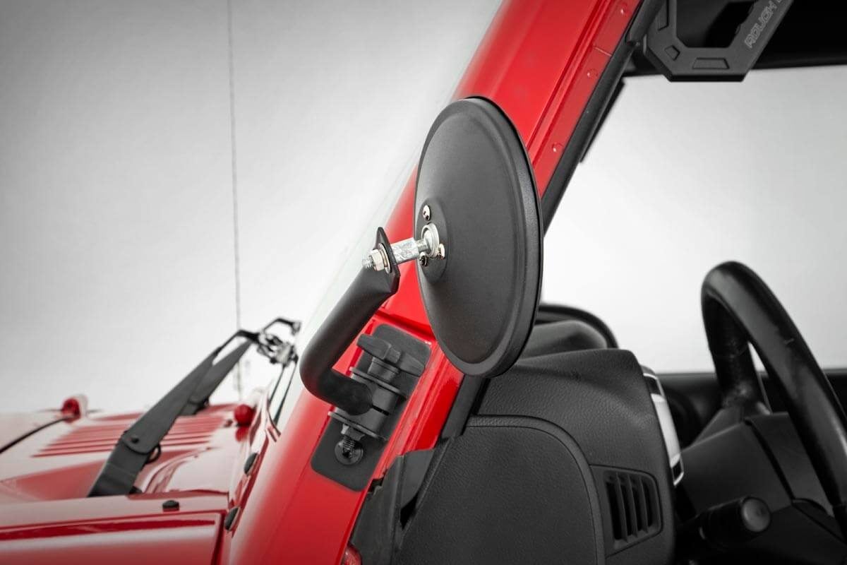Round Trail Mirror | Jeep Wrangler JK/Wrangler Unlimited  (2007-2018) - Jeep Add-Ons (Image 3 of 5)