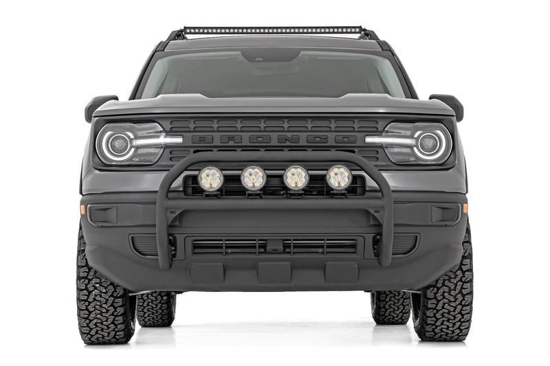 RC Nudge Bar | 20 Inch BLK DRL Single Row LED | Ford Bronco Sport 4WD (21-24) (manufacturer page)