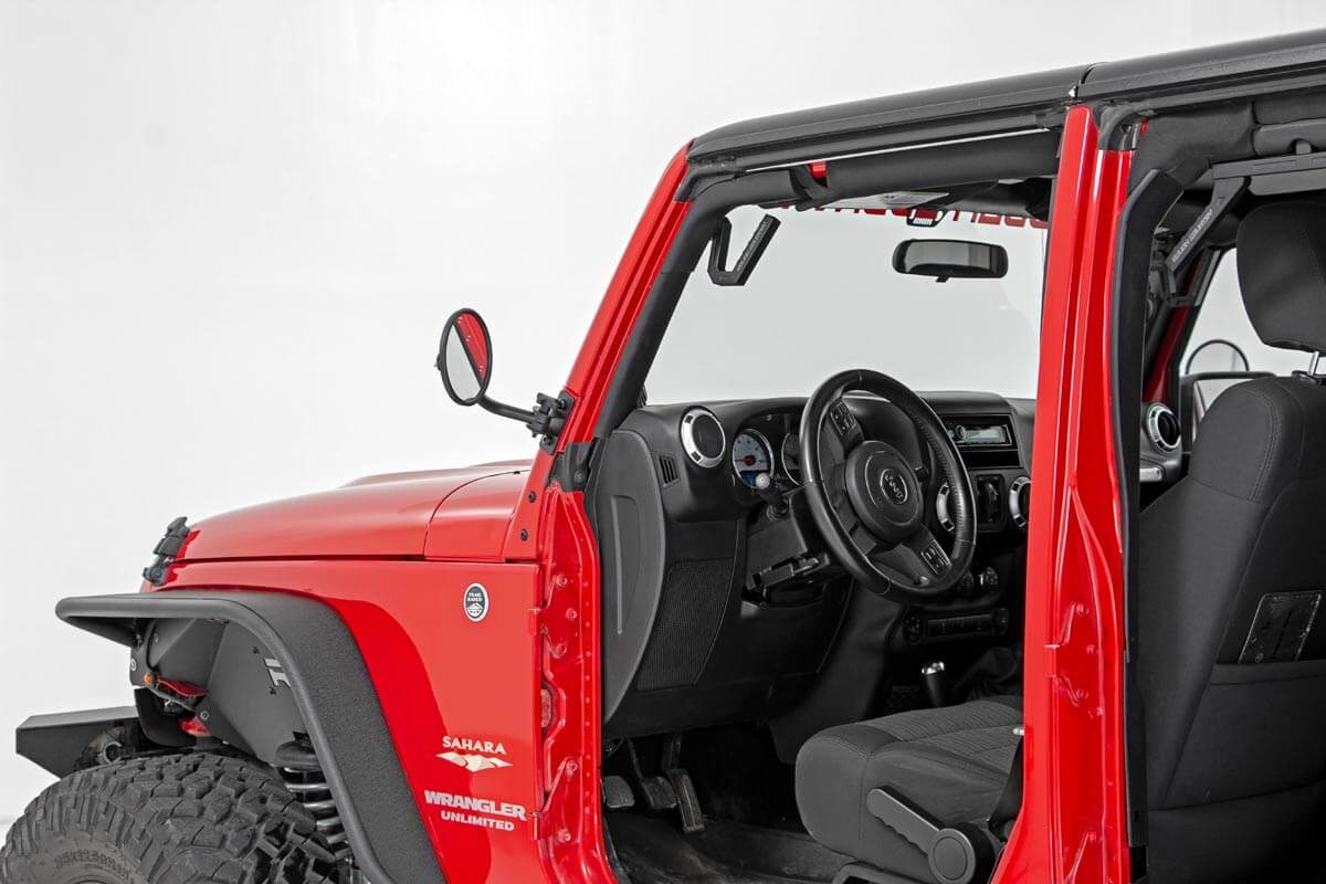 Round Trail Mirror | Jeep Wrangler JK/Wrangler Unlimited  (2007-2018) - Jeep Add-Ons (Image 4 of 5)