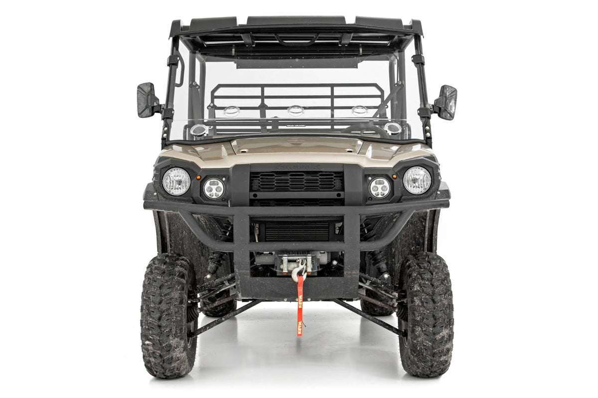 Vented Full Windshield | Scratch Resistant | Kawasaki Mule PRO-FX - Windshields (Image 2 of 6)