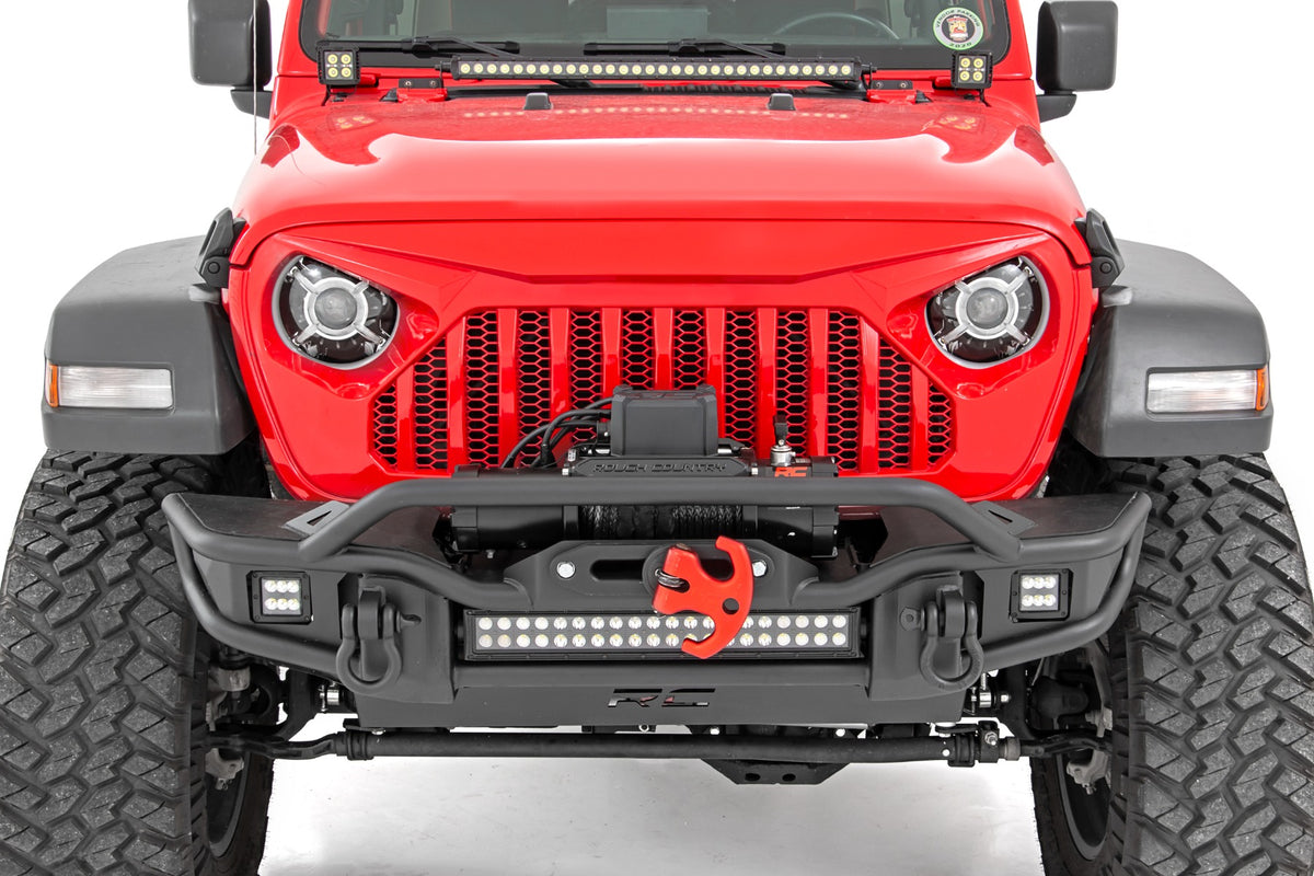 9 Inch DRL Halo LED Headlights | DOT Approved | Jeep Gladiator JT/Wrangler JL (18-26) - Lighting & Acc (Image 2 of 6)