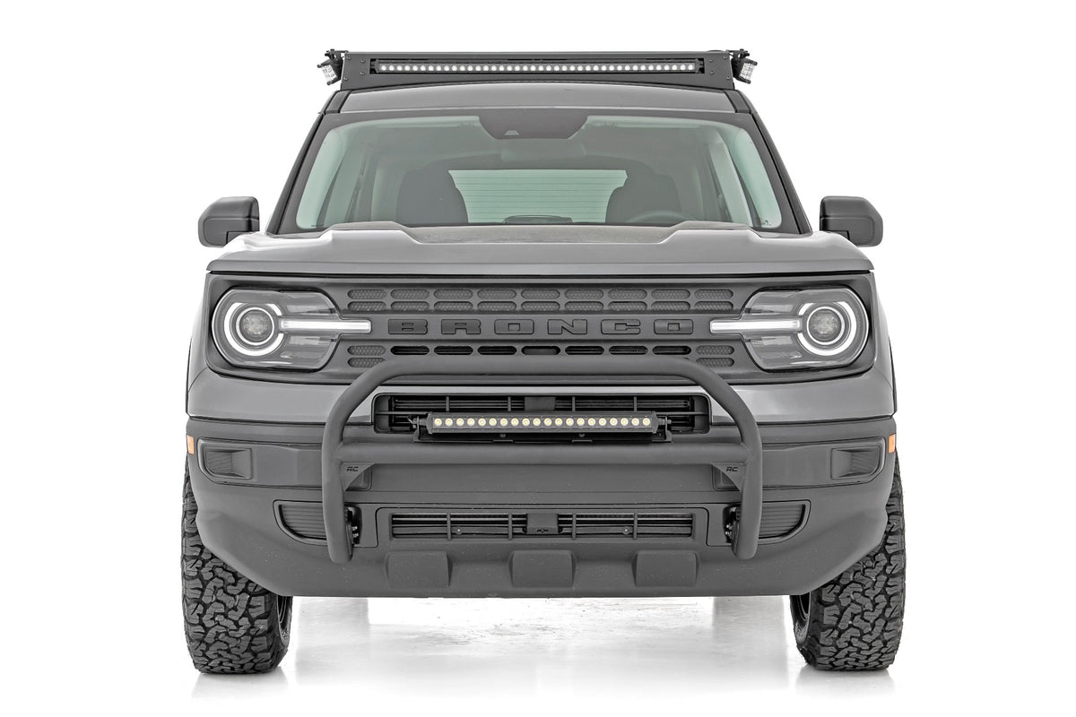 Nudge Bar | 20 Inch BLK DRL Single Row LED | Ford Bronco Sport 4WD (21-24) - Bull Bars (Image 3 of 6)