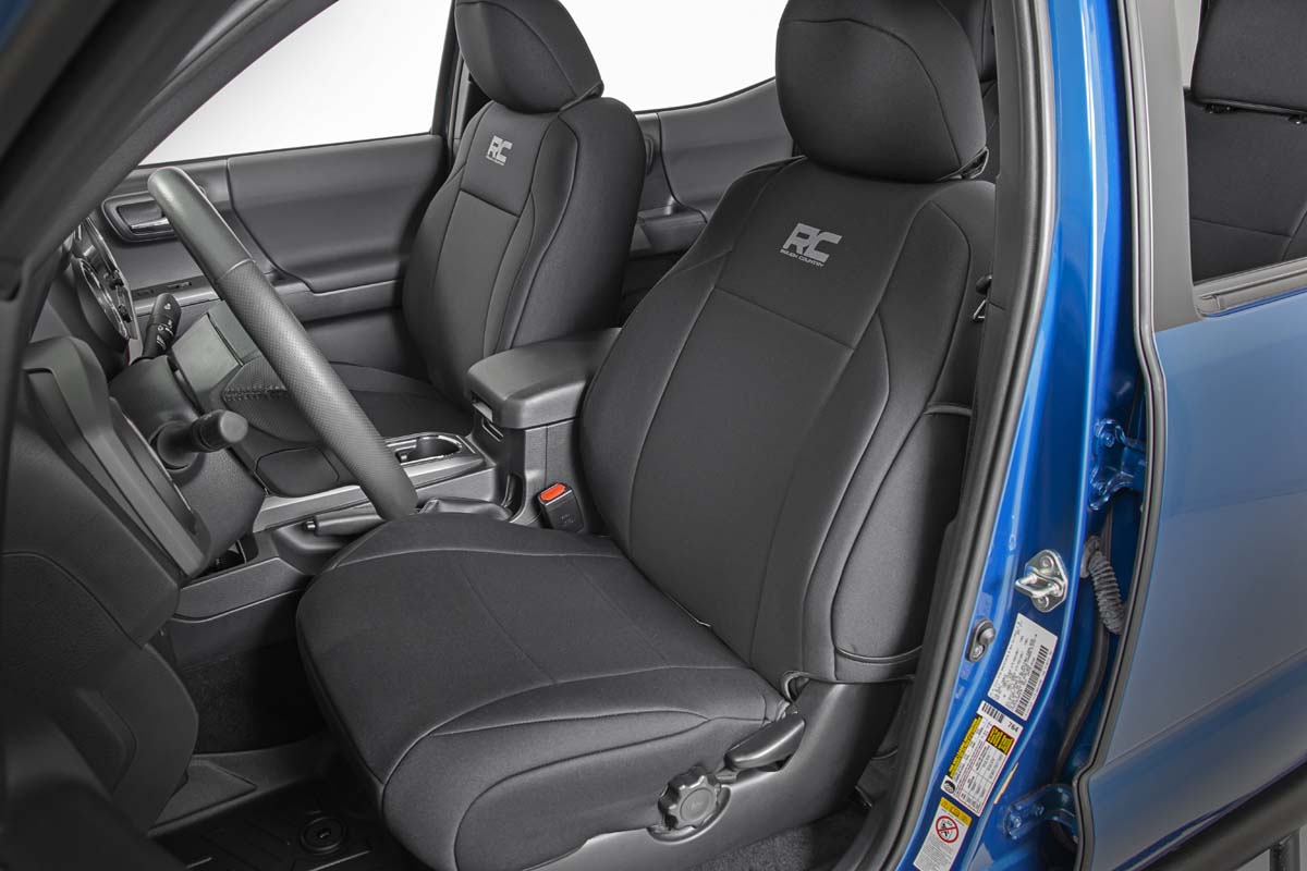 Seat Covers | FR & RR | Double Cab | Toyota Tacoma 2WD/4WD (2016-2023) - Interior & Mats (Image 2 of 5)