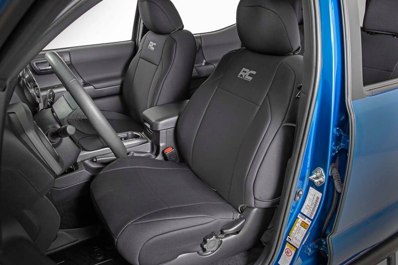 RC Seat Covers | FR & RR | Double Cab | Toyota Tacoma 2WD/4WD (2016-2023) (manufacturer page)