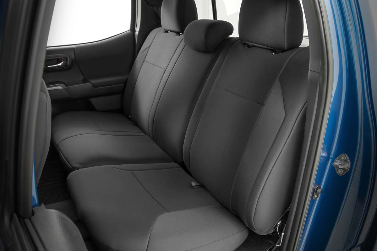 Seat Covers | FR & RR | Double Cab | Toyota Tacoma 2WD/4WD (2016-2023) - Interior & Mats (Image 3 of 5)