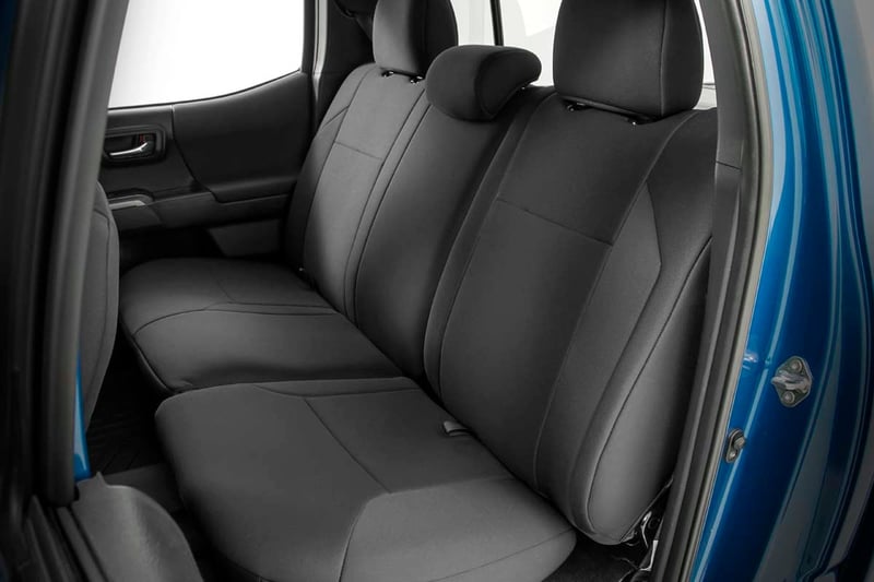 RC Seat Covers | FR & RR | Double Cab | Toyota Tacoma 2WD/4WD (2016-2023) (manufacturer page)