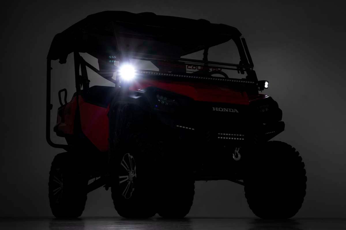 LED Light Kit | Cage Mount | 2" Black Pair | Honda Pioneer 1000 - Lighting & Acc (Image 6 of 6)