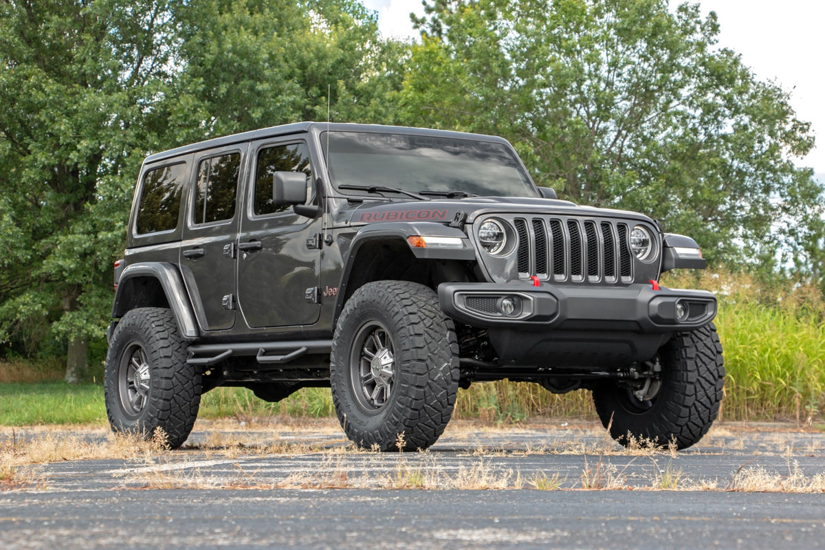 Rough Country 91640 3.5 Inch Lift Kit | Adj Lower | FR D/S | M1 | Jeep Wrangler Unlimited (24-26) - Studio View 4