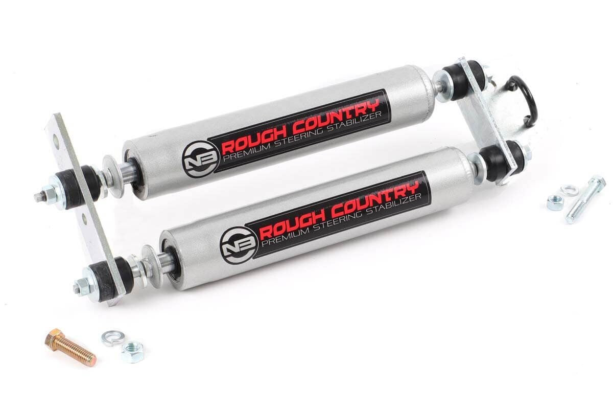 Rough Country 8735430 N3 Steering Stabilizer | Dual | Toyota 4Runner/Truck 4WD (1986-1995) - Image 1