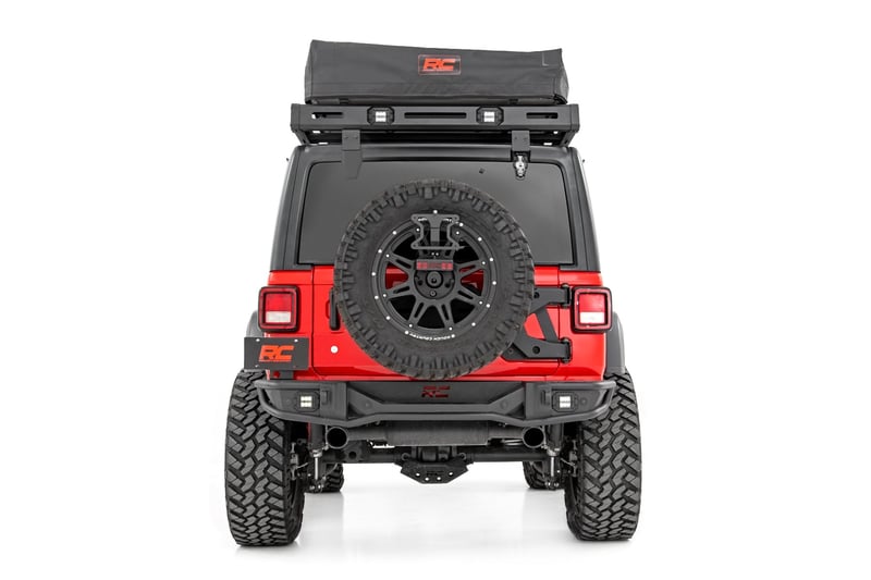 RC Roof Top Tent | Rack Mount | 12 Volt Accessory & LED Light Kit (manufacturer page)