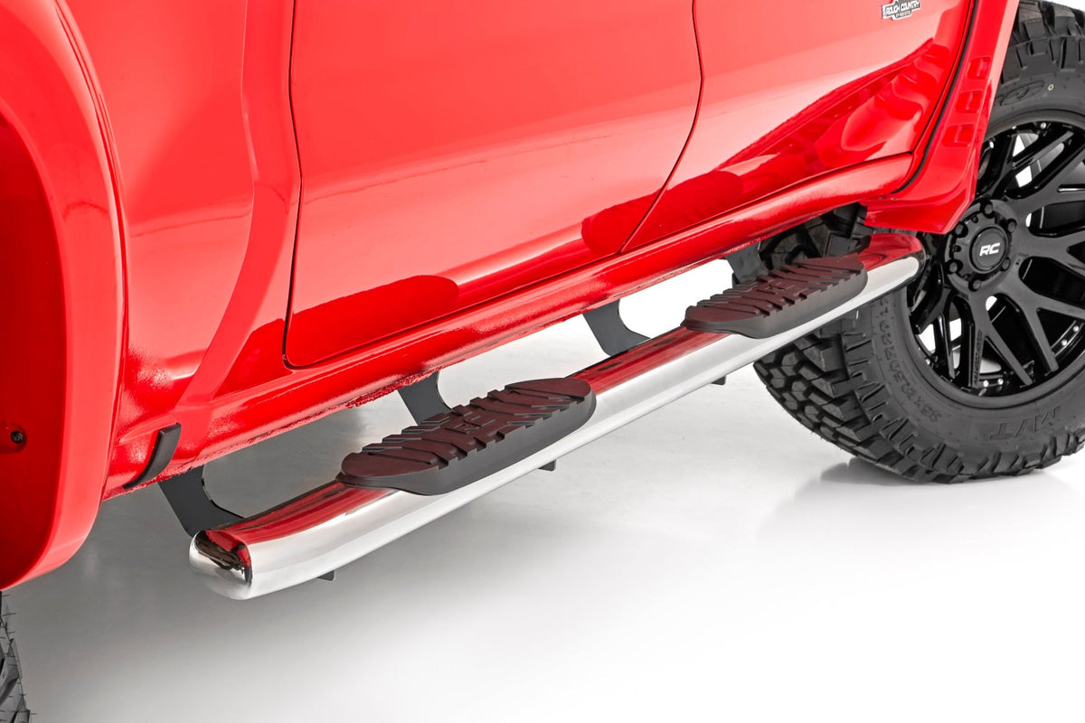 Oval Nerf Steps | Stainless | Crew Cab | Chevy/GMC 1500/2500HD/3500HD (19-26) - Steps & Runningboard (Image 3 of 6)