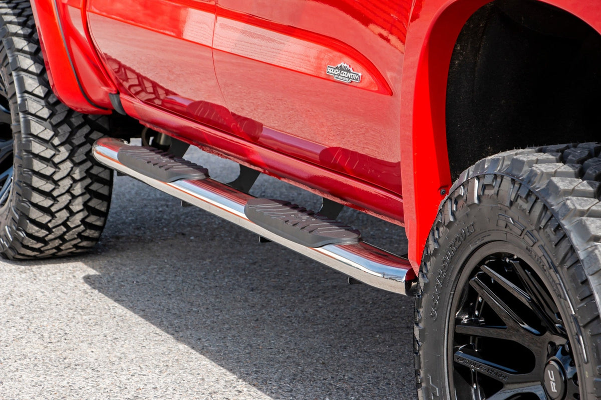 Oval Nerf Steps | Stainless | Crew Cab | Chevy/GMC 1500/2500HD/3500HD (19-26) - Steps & Runningboard (Image 6 of 6)