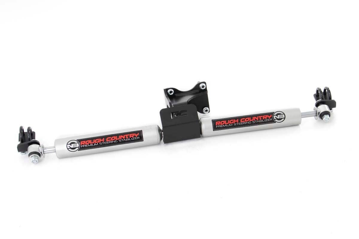 N3 Steering Stabilizer | Dual | 2-8 Inch Lift | Jeep Wrangler JK/Wrangler Unlimited (07-18) - Shocks & Stabilizers (Image 1 of 6)