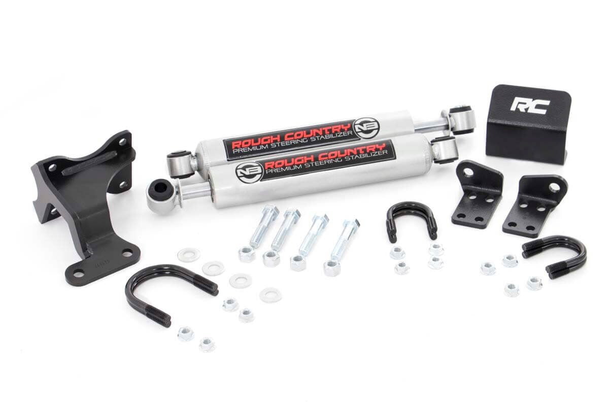 N3 Steering Stabilizer | Dual | 2-8 Inch Lift | Jeep Wrangler JK/Wrangler Unlimited (07-18) - Shocks & Stabilizers (Image 5 of 6)