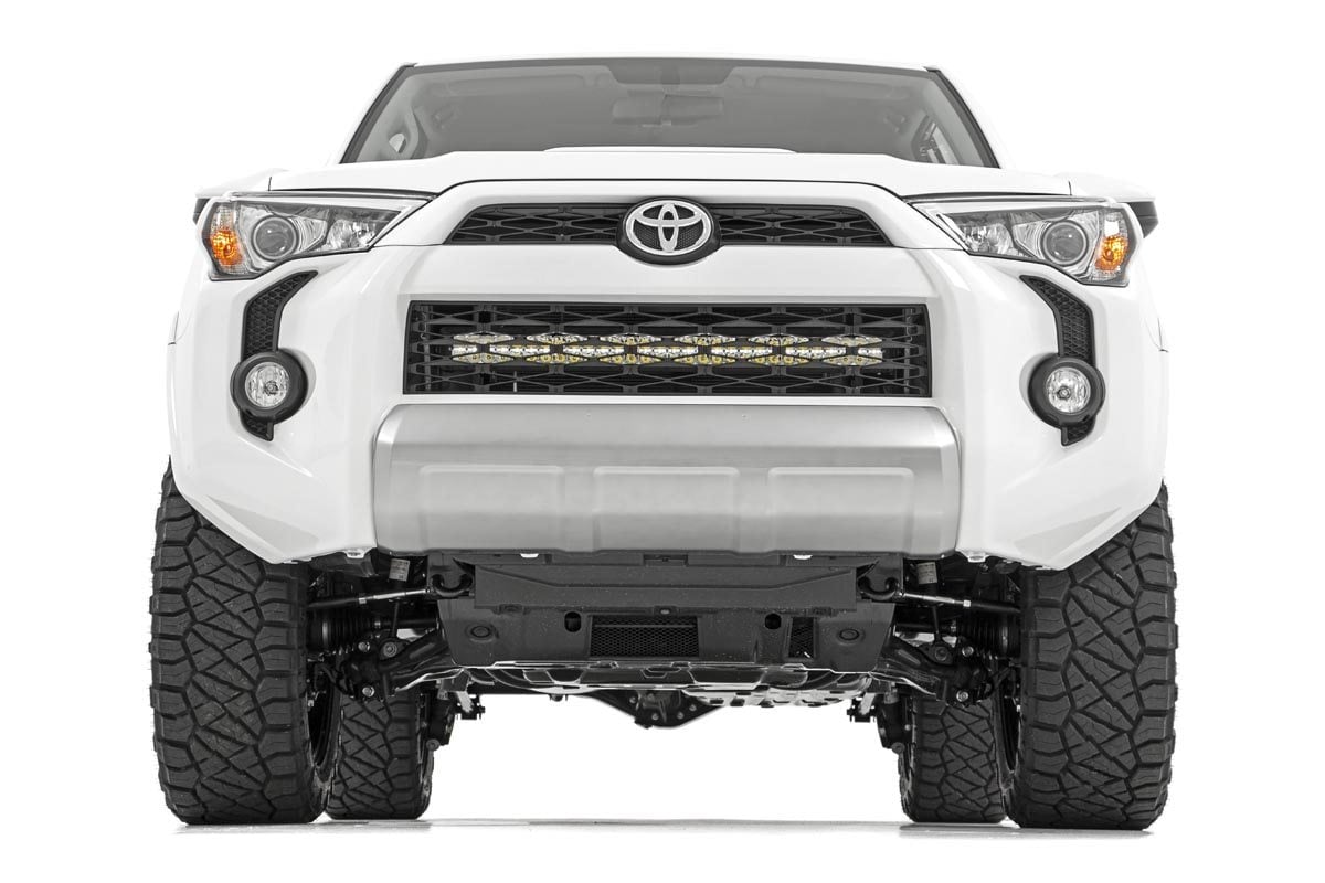 LED Light Kit | Bumper Mount | 30" Black Dual Row | White DRL | Toyota 4Runner (14-20) - Lighting & Acc (Image 3 of 6)