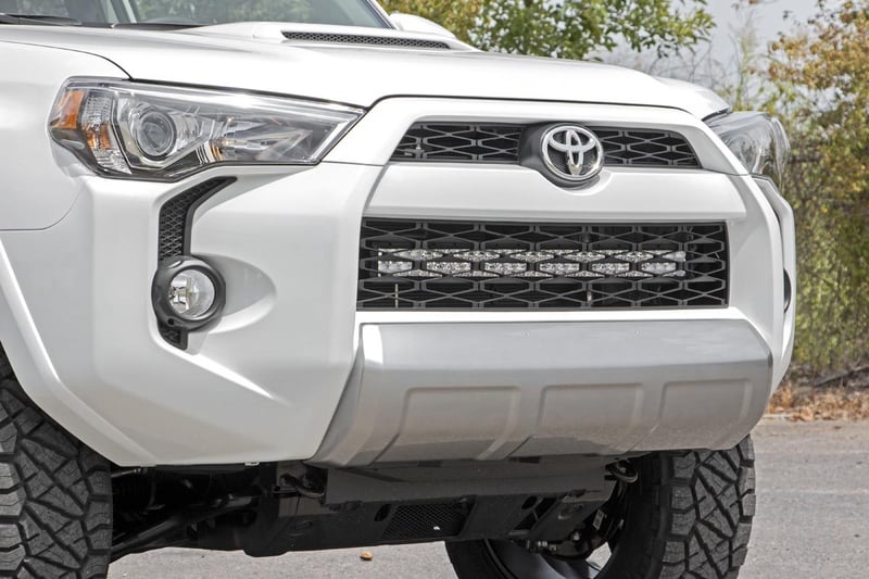 RC LED Light Kit | Bumper Mount | 30" Black Dual Row | Toyota 4Runner (14-20) (manufacturer page)