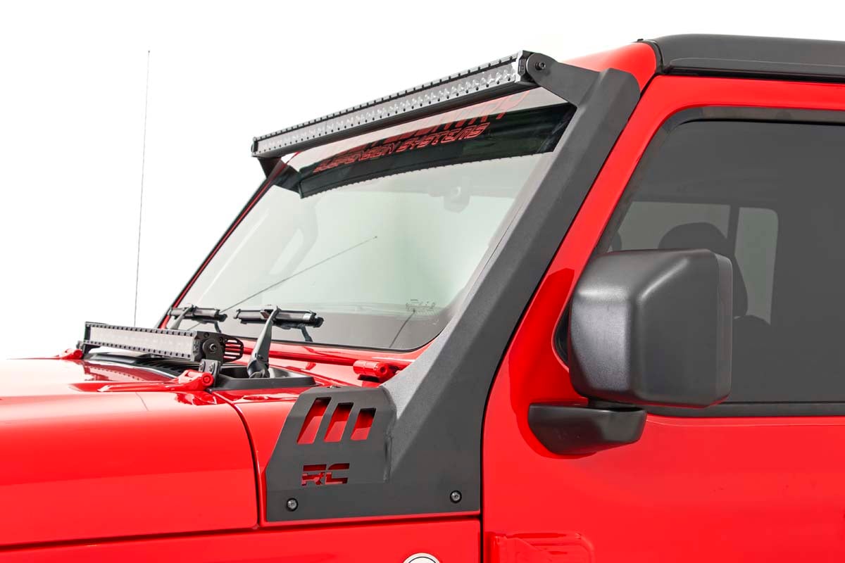 LED Light Kit | Windshield | 50" Spectrum Single Row | Jeep Gladiator JT/Wrangler JL (18-26) - Lighting & Acc (Image 2 of 6)