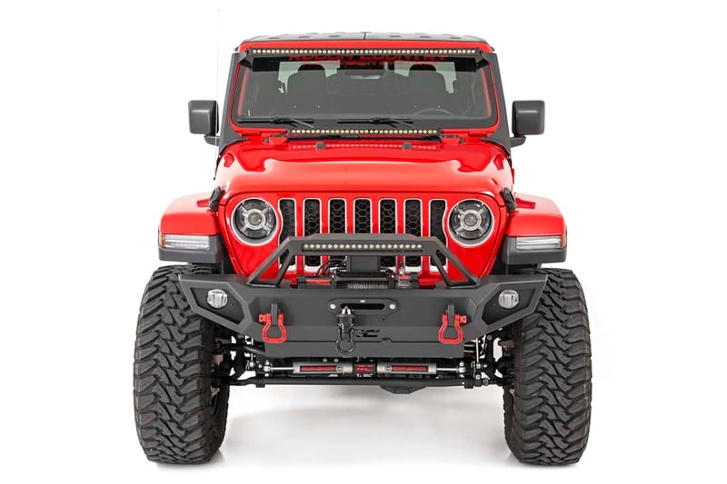 RC LED Light Mounts | Upper Windshield | 50" | Jeep Gladiator JT/Wrangler JL (18-26) (manufacturer page)