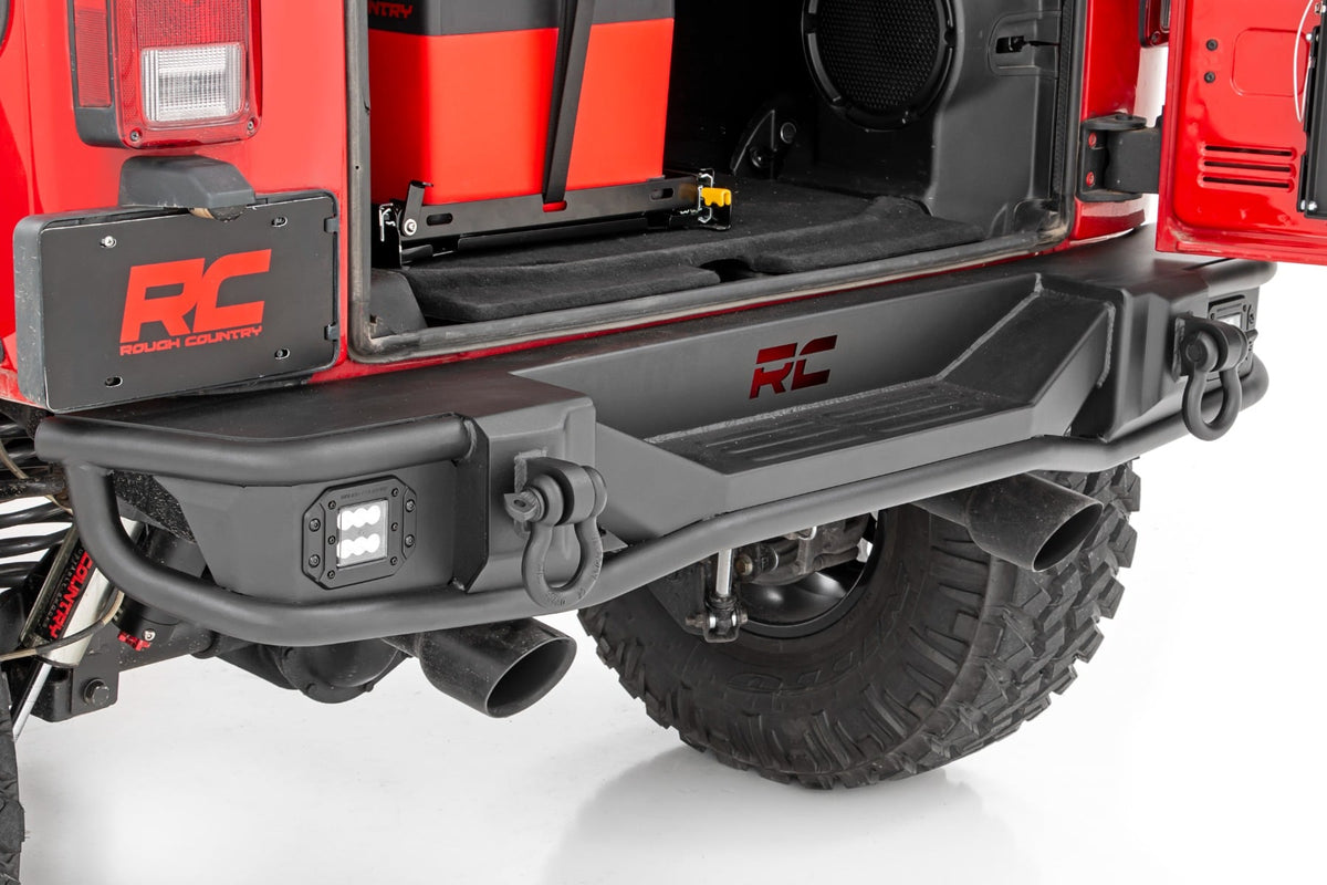 Rear Bumper | Tubular | Jeep Wrangler JK/Wrangler Unlimited  (2007-2018) - Bumpers (Image 1 of 6)