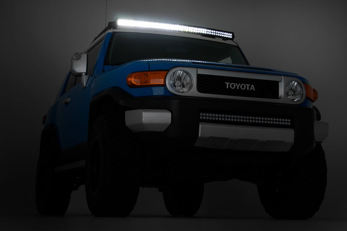 54 Inch Black Series LED Light Bar | Curved | Dual Row | Cool White DRL - Lighting & Acc (Image 6 of 6)