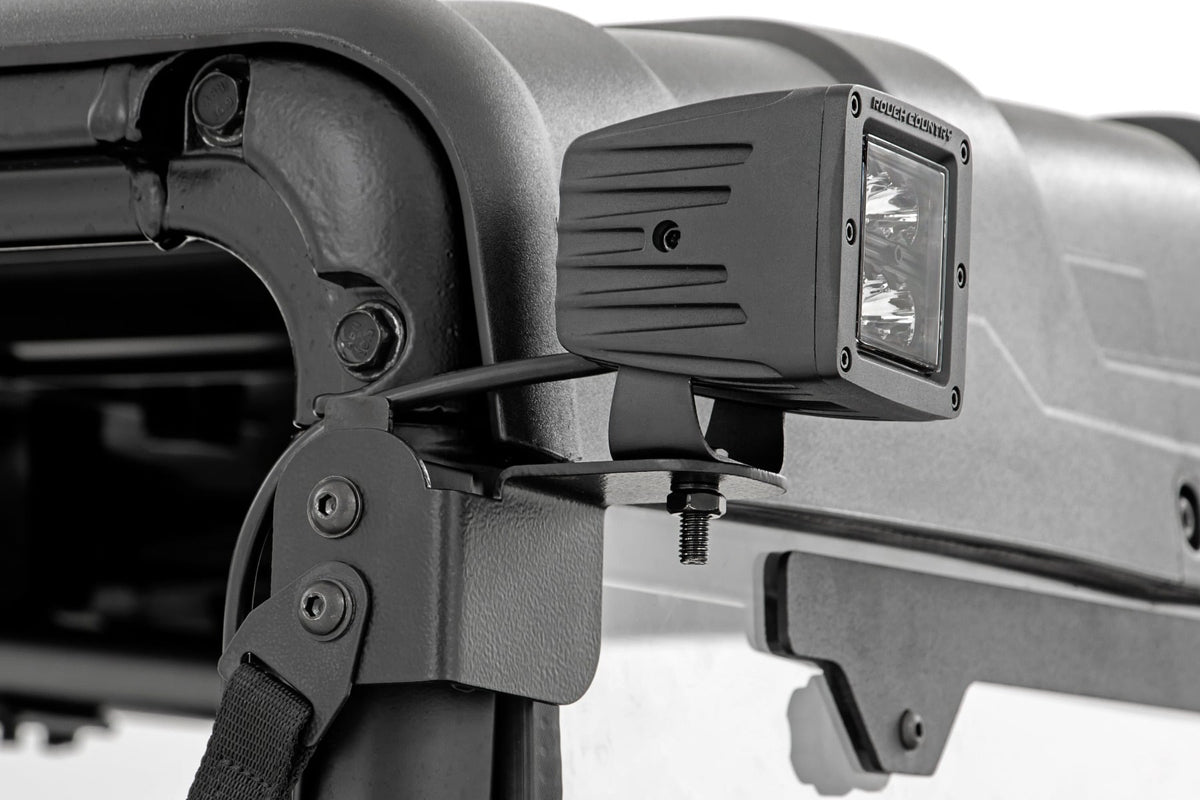 LED Light Kit | Rear Mount | 2" Black Pair | Spot | Polaris Ranger XP 1000 - Lighting & Acc (Image 3 of 6)