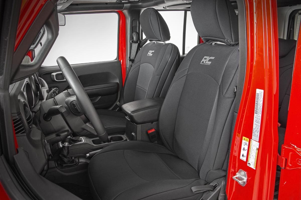 Seat Covers | Front and Rear | Jeep Wrangler Unlimited 4WD (2018-2026) - Interior & Mats (Image 2 of 6)