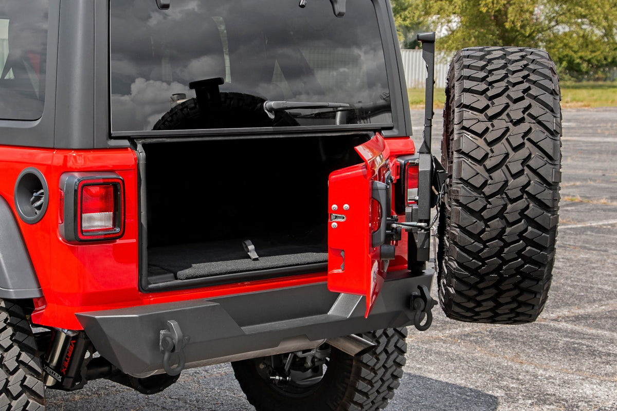 Rear Bumper | Trail | Tire Carrier | Jeep Wrangler JL (18-26)/Wrangler Unlimited (18-26) - Bumpers (Image 6 of 6)