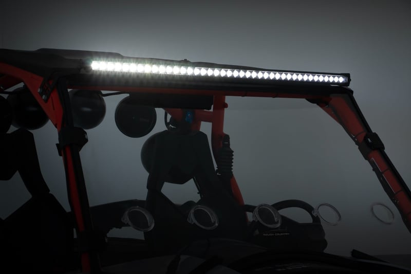 RC LED Light Kit | Front Mount | 40" Black Single Row | Can-Am Commander Max 1000 (manufacturer page)