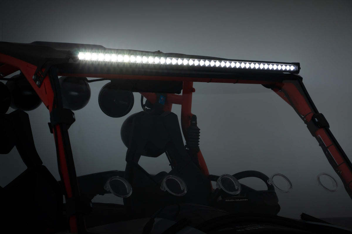 LED Light Kit | Front Mount | 40" Black Dual Row | White DRL | Can-Am Commander Max 1000 - Lighting & Acc (Image 6 of 6)