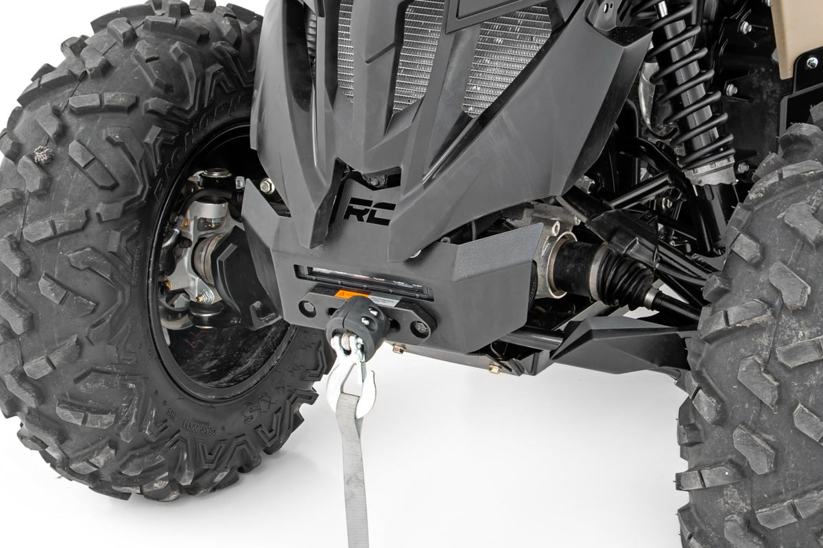 Winch Bumper | 4500-Lb Winch | Black Series LED | 6" Light | Can-Am Renegade 1000/Renegade 500 - Winches & Acc (Image 3 of 6)