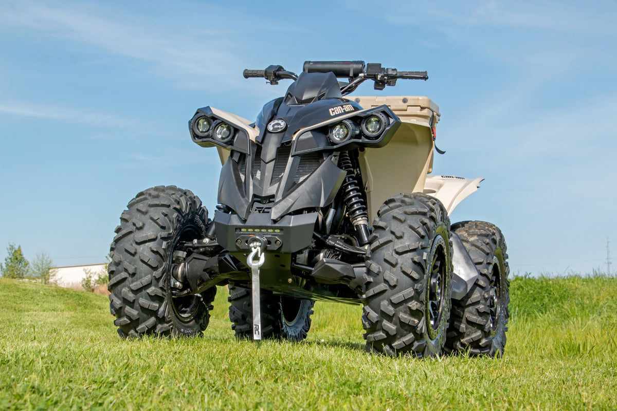 Winch Bumper | 4500-Lb Winch | Black Series LED | 6" Light | Can-Am Renegade 1000/Renegade 500 - Winches & Acc (Image 6 of 6)