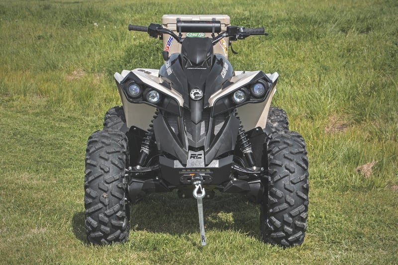 RC Winch Bumper | 4500-Lb Winch | Synthetic Rope | Can-Am Renegade 1000/Renegade 500 (manufacturer page)