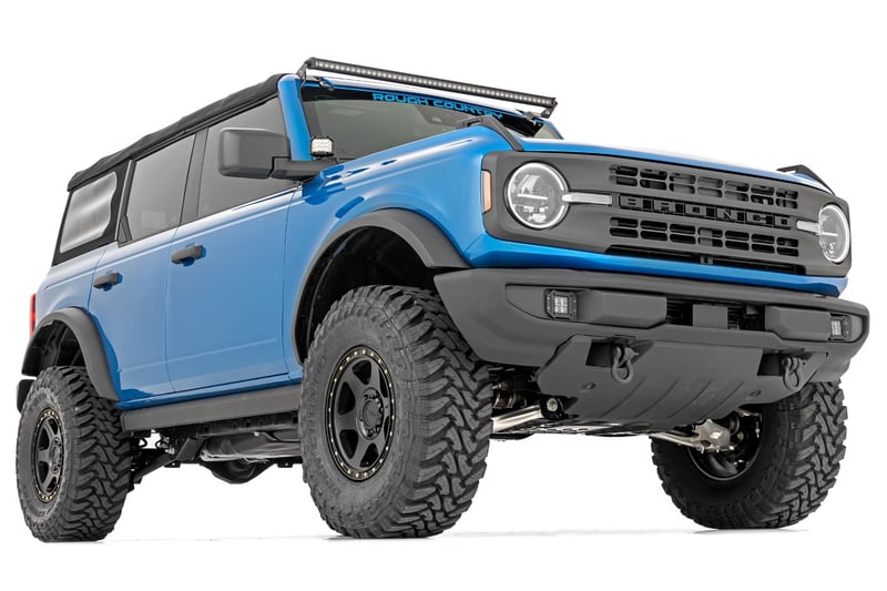 RC LED Light Kit | Upper Windshield | 50" Spectrum Single Row | Ford Bronco (21-26) (manufacturer page)