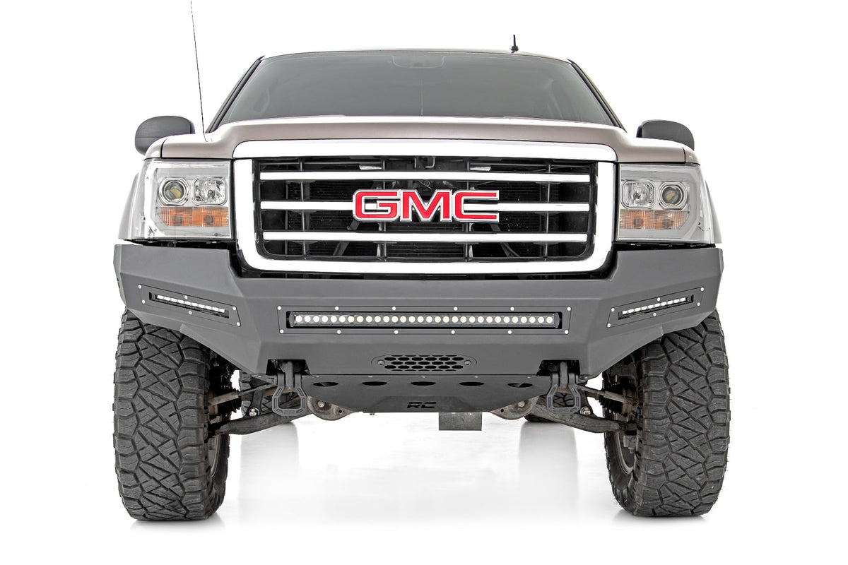 RC Front Bumper | Fabricated | Prerunner | LED | GMC Sierra 1500 2WD/4WD (07-13) (manufacturer page)