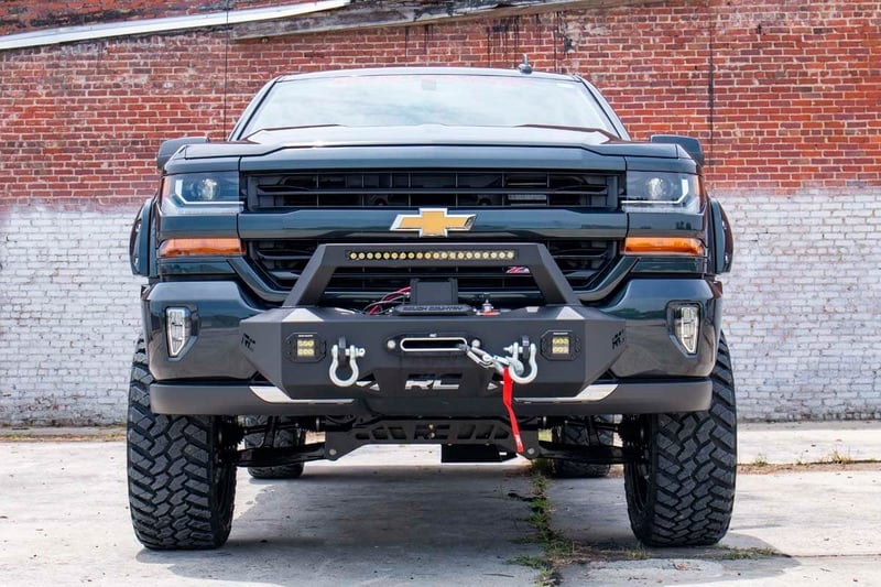 RC 7 Inch Lift Kit | Cast Steel | M1 Struts/M1 | Chevy/GMC 1500 (14-18 & Classic) (manufacturer page)