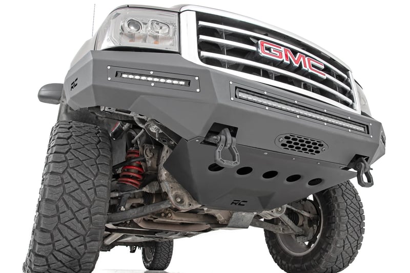 RC Front Bumper | Fabricated | Prerunner | LED | GMC Sierra 1500 2WD/4WD (07-13) (manufacturer page)