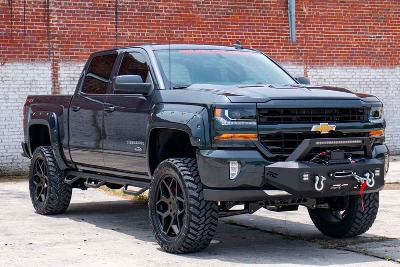 RC 7 Inch Lift Kit | Cast Steel | M1 Struts/M1 | Chevy/GMC 1500 (14-18 & Classic) (manufacturer page)