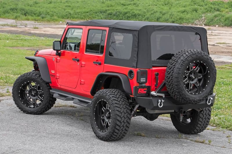 RC Soft Top | Replacement | Black | 4 Door | Jeep Wrangler Unlimited (10-18) (manufacturer page)
